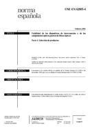 Standard UNE-EN 62005-4:2001 13.2.2001 preview