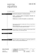Preview UNE-EN 705:1995 20.9.1995