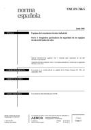 Standard UNE-EN 746-5:2001 28.6.2001 preview