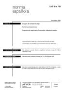 Standard UNE-EN 749:2004 19.11.2004 preview