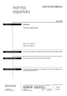 Preview UNE-EN 923:2006+A1:2008 14.5.2008