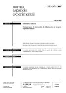Preview UNE-ENV 13607:2002 28.2.2002