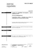 Standard UNE-ETS 300224:1999 30.10.1999 preview