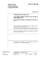 Standard UNE-ETS 300448:1997 20.11.1997 preview