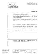 Standard UNE-ETS 300449:1997 20.11.1997 preview