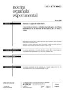 Standard UNE-I-ETS 300422:1999 28.5.1999 preview