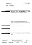 Standard UNE-ISO 9277:2009 11.2.2009 preview