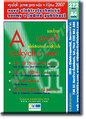 Publications  A - Soubor nových elektrotechnických norem. 10.10.2007 preview