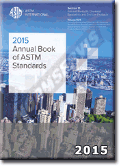Publications  ASTM Volume 15.05 - Engine Coolants; Halogenated Organic Solvents and Fire Extinguishing Agents; Industrial and Specialty Chemicals 1.8.2015 preview