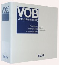 Preview  Loseblattwerk; VOB-Materialsammlung; Vorbereitung und Auslegung von Bauverträgen 1.9.2019