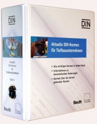 Preview  Loseblattwerk; Aktuelle DIN-Normen für Tiefbauunternehmen; Alle wichtigen Normen in einem Band Informationen zu bevorstehenden Änderungen, Klarheit über die derzeit geltenden Normen 1.8.2019