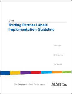 Publications AIAG Trading Partner Labels Implementation Guideline 1.6.2004 preview