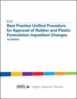 Publications AIAG Best Practice: Unified Procedure for App of Rubber & Plastic 1.3.2005 preview