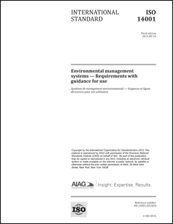 Publications AIAG Environmental Management Systems - Requirements of Use 1.9.2015 preview