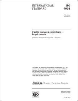Publications AIAG ISO 9001:2015 QMS - Requirements 1.9.2015 preview