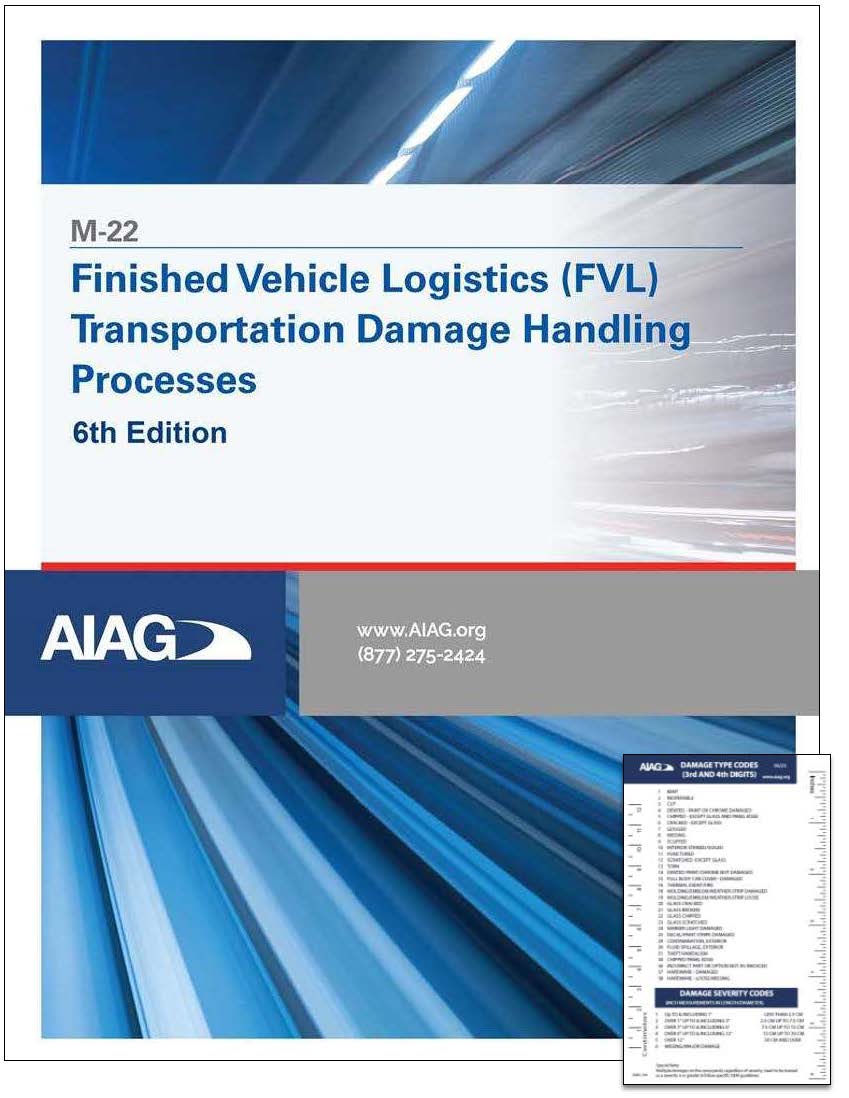 Publications AIAG Finished Vehicle Logistics Transportation Damage Handling 1.6.2023 preview