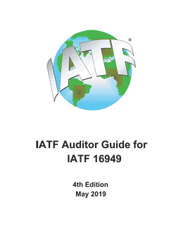 Preview  IATF Auditor Guide for IATF 16949 1.1.2001
