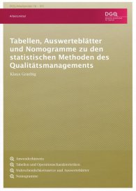 Preview  DGQ-Band 18-105; Tabellen, Auswerteblätter und Nomogramme zu den statistischen Methoden des Qualitätsmanagements 10.8.2010