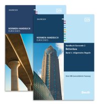 Preview  Normen-Handbuch; Handbuch Eurocode 2 - Betonbau; Paket: Band 1 Allgemeine Regeln + Band 2 Brücken  Vom DIN konsolidierte Fassung 11.7.2013