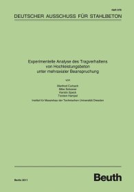 Publications  DAfStb-Heft 578; Experimentelle Analyse des Tragverhaltens von Hochleistungsbeton unter mehraxialer Beanspruchung 30.9.2011 preview