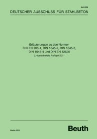 Publications  DAfStb-Heft 526; Erläuterungen zu den Normen DIN EN 206-1, DIN 1045-2, DIN 1045-3, DIN 1045-4 und DIN EN 12620 13.12.2011 preview