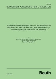 Publications  DAfStb-Heft 592; Praxisgerechte Bemessungsansätze für das wirtschaftliche Verstärken von Betonbauteilen mit geklebter Bewehrung; Verbundtragfähigkeit unter statischer Belastung 29.2.2012 preview