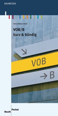 Preview  Beuth Pocket; VOB/B; kurz & bündig 2.5.2013