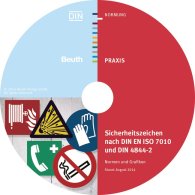 Publications  Beuth Praxis; Sicherheitszeichen nach DIN EN ISO 7010 und DIN 4844-2; Normen und Grafiken als TIFF-Dateien 21.10.2014 preview