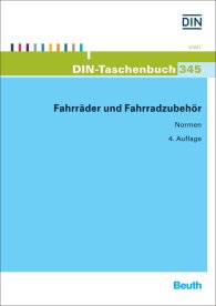 Publications  DIN-Taschenbuch 345; Fahrräder und Fahrradzubehör 27.5.2015 preview