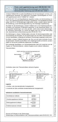 Preview  Form- und Lagetolerierung nach DIN EN ISO 1101; Teil 2: 2D/3D-Darstellung inkl. dimensionelle Tolerierung Faltblatt mit Auszügen aus der Norm 15.1.2016