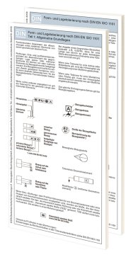 Preview  Form- und Lagetolerierung nach DIN EN ISO 1101; Paket: Teil 1 + Teil 2 Faltblätter mit Auszügen aus der Norm 19.1.2016