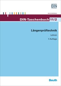 Preview  DIN-Taschenbuch 11/2; Längenprüftechnik 2; Lehren 14.6.2016