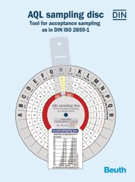 Publications  AQL-Rechenscheibe; Arbeitshilfe zur Stichprobenprüfung nach DIN ISO 2859-1 16.9.2016 preview