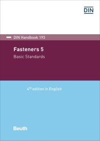 Preview  DIN_Handbook 193; Fasteners 5; Basic standards 22.11.2018