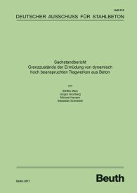 Publications  DAfStb-Heft 618; Sachstandbericht - Grenzzustände der Ermüdung von dynamisch hoch beanspruchten Tragwerken aus Beton 4.5.2017 preview