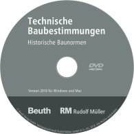 Preview  DVD Technische Baubestimmungen; Historische Baunormen Mehrplatzlizenz im Abo 27.10.2017