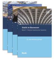 Publications  Beuth Praxis; Statik im Bauwesen komplett - 4 Bände; Paket Band 1 bis 3 und Aufgabensammlung 16.9.2019 preview