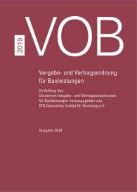 Preview  VOB Gesamtausgabe 2019; Vergabe- und Vertragsordnung für Bauleistungen Teil A (DIN 1960), Teil B (DIN 1961), Teil C (ATV) 3.10.2019