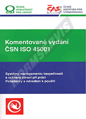 Publications  Komentované vydání ČSN ISO 45001. Systémy managementu bezpečnosti a ochrany zdraví při práci. Požadavky s návodem k použití. 1. vydání 1.11.2018 preview