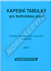 Preview  Kapesní tabulky pro technickou praxi. Značky neželezných kovových materiálů 1.1.2005