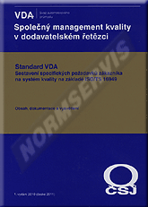 Publications  Společný management kvality v dodavatelském řetězci. Standard VDA - Sestavení specifických požadavků zákazníka na systém kvality na základě ISO/TS 16949 1.2.2011 preview