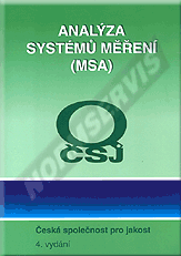Preview  MSA - Analýza systémů měření - 4. vydání 1.7.2011