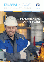 Preview  PLYN/GAS Odborný časopis pro plynárenství s tradicí od roku 1921. 1/2022 Plynárenské vzdělávání 1.3.2022