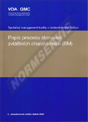 Publications  Společný management kvality v dodavatelském řetězci. Popis procesu stanovení zvláštních charakteristik (BM) - 2. vydání 1.1.2022 preview