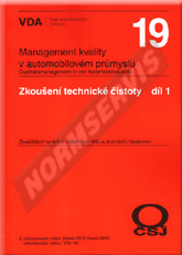 Publications  VDA 19.1 - Zkoušení technické čistoty 1.5.2016 preview