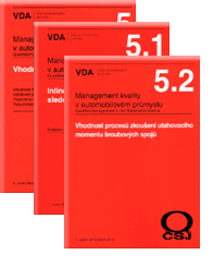 Publications  VDA 5 - Komplet VDA 5. Komplet obsahuje publikace VDA 5, VDA 5.1 a VDA 5.2. 1.10.2013 preview